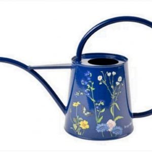 Burgon & Ball RHS British Meadow Indoor Watering Can, Blue