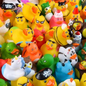 Rhode Island Novelty Assorted Rubber Ducks, Set of 100