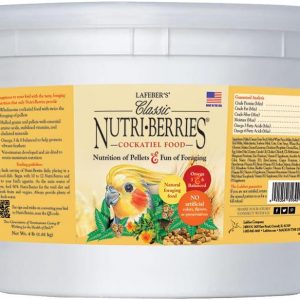 Lafeber Company Nutri-Berries Cockatiel Pet Food, 4-Pound